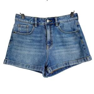 Pacsun Womens High Rise Mom Shorts Denim Blue 2.5” - 28